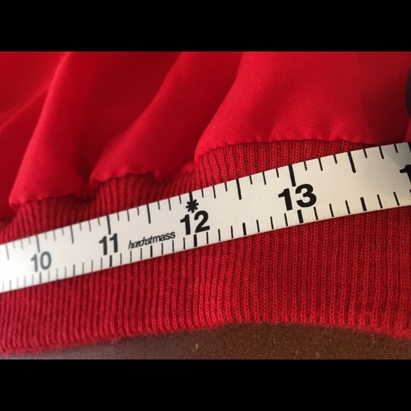 Vintage Red Polyester Polo Shirt by David Peet - Picture 7 of 8